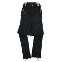 【中古】Voltage Control Filter「Leg Cutout Bondage Denim Skirt」 レッグカットアウトボンテージデニムスカート...