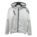 【中古】Callaway ロゴプリント ジップパーカー C23117200 ゴルフウェア ホワイト サイズ:M 【031024】(キャロウェイ)(4)