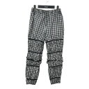 【中古】COMME des GARCONS COMME des GARCONS AD2005 チェックパンツ RQ-P013 ブラック×ホワイト サイズ:SS ...