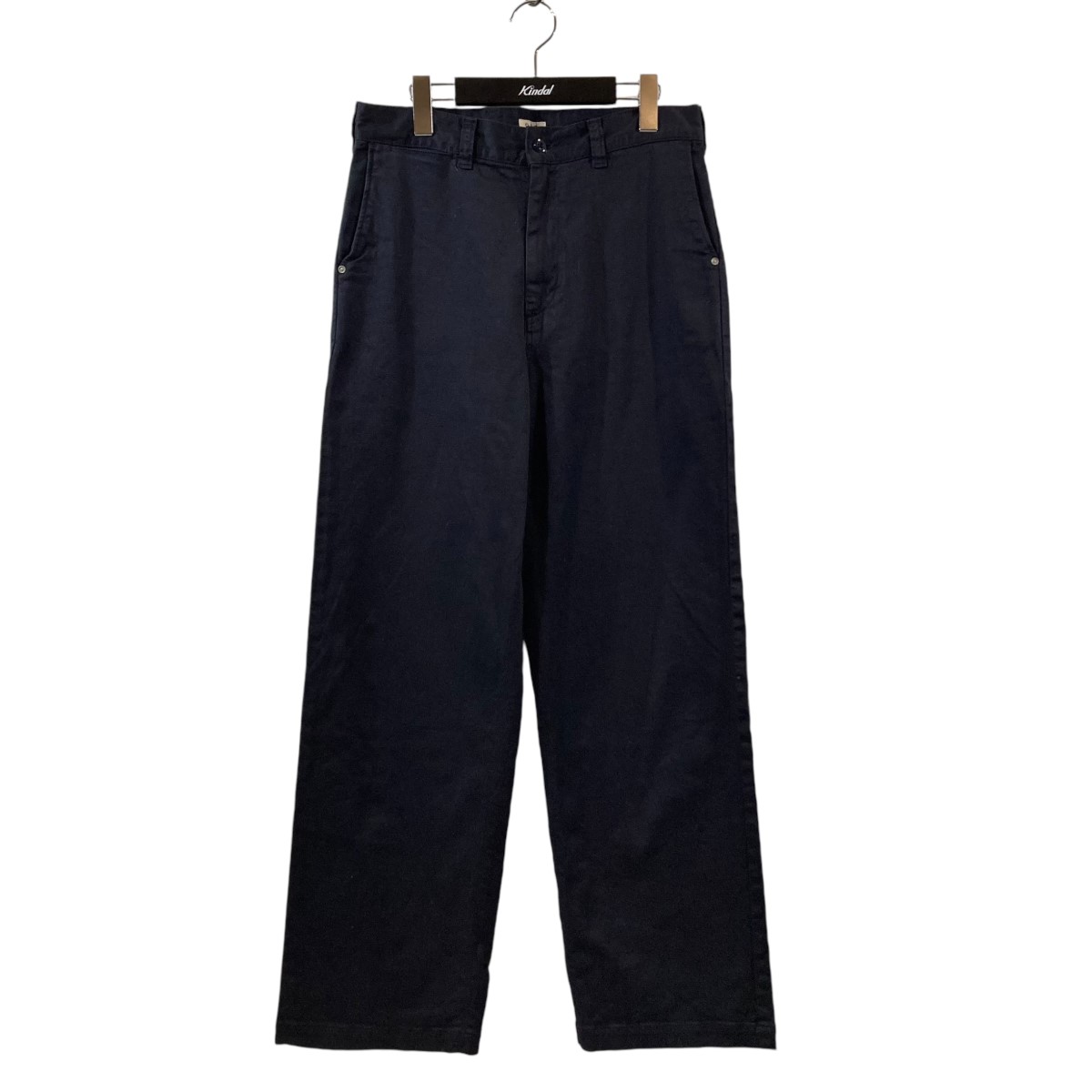 【中古】D.M.G ワイドパンツ 14-016T ネイビー サイズ:L 【051024】(ドミンゴ)