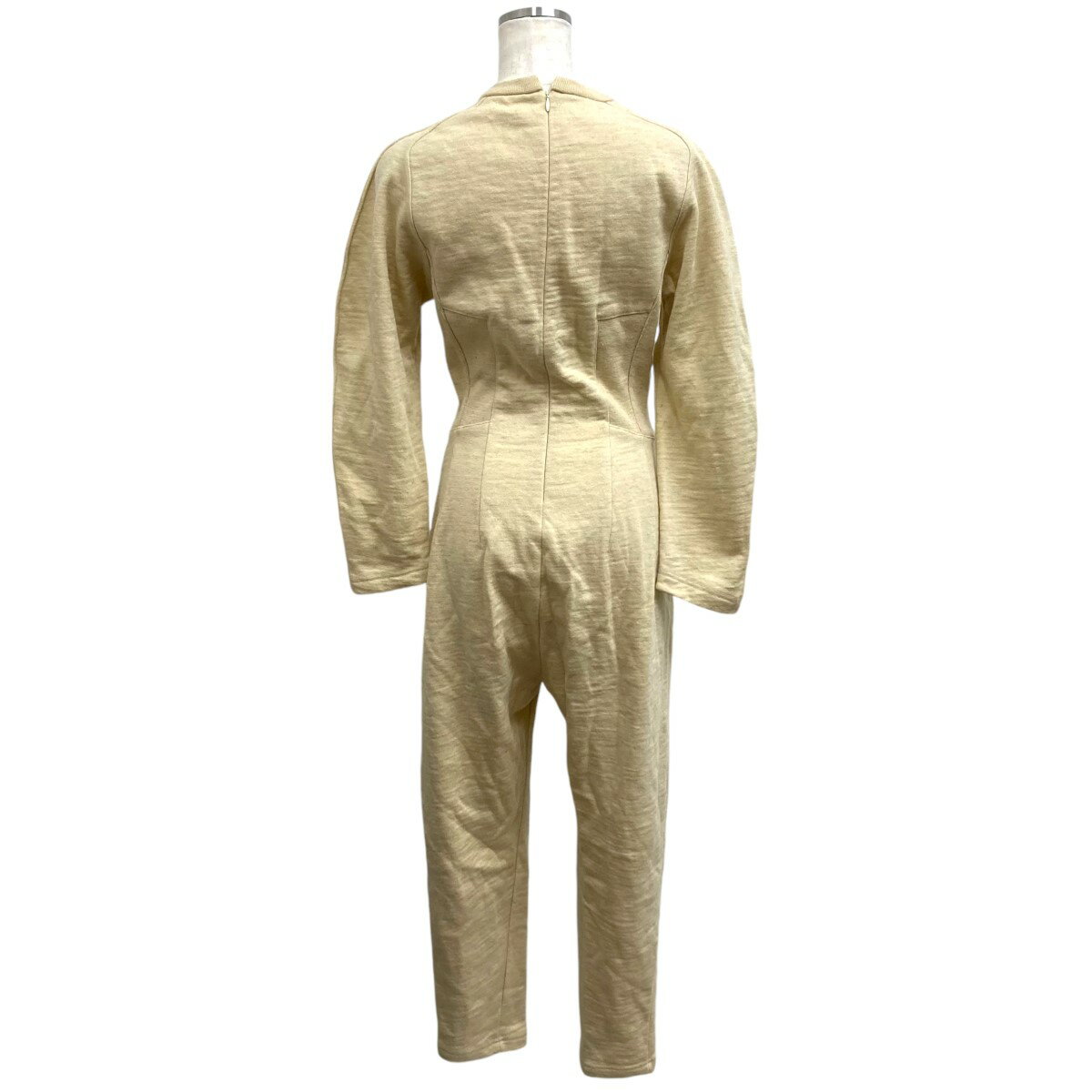 【中古】FUMIKA UCHIDASWEAT JUMP SUIT スウェットジャンプスーツ ベージュ サイズ：S【価格見直し】