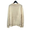 【中古】ESTNATIONモックネックニット 22-200-12-100146 アイボリー サイズ:M【価格見直し】