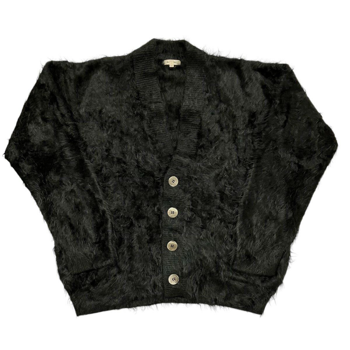【中古】BLAMINK　7GカシミヤファーVネック カーディガン 7915-299-0049 ブラック サイズ：36 【211024】（ブラミンク）のサムネイル