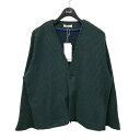 【中古】MATSUFUJI BigWaffle Cardigan ワッフルニットカーディガン 112587052 グリーン×ブルー サイズ:2 【231024】...