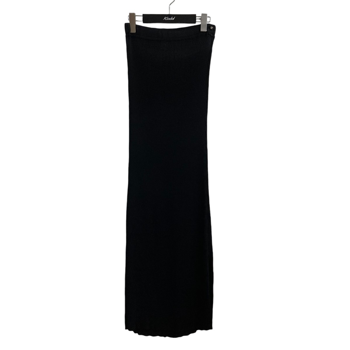 【中古】CHANEL　ココマークニットスカート P07747V00346 ブラック サイズ：40 【