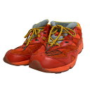 【中古】NEW BALANCE×N.HOOLYWOODスニーカー ML850NHO ブラウン×イエロー サイズ:27.5cm【価格見直し】