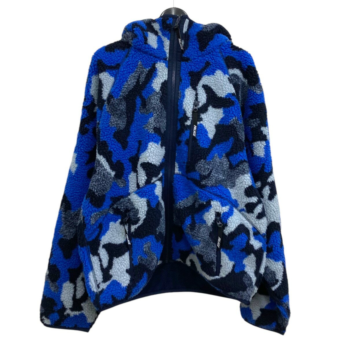 【中古】PALACE　teddy fleece jacket ボアジャケット ブルー サイズ：S 【251024】（パレス）のサムネイル
