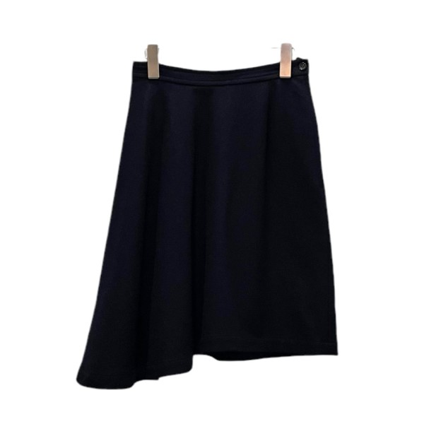 【中古】COMME des GARCONS ウール変形スカート ネイビー サイズ:M 【271024】(コムデギャルソン)