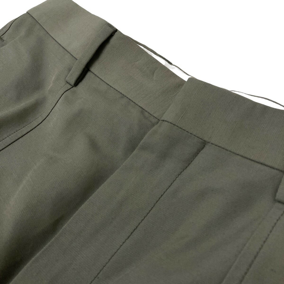 【中古】STELLA McCARTNEY　コットン×リネンパンツ グリーン サイズ：S 【281024】（ステラマッカートニー）