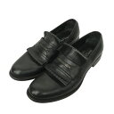 【中古】DOLCE & GABBANA レザーシューズ CA5294 ブラック サイズ:7 1/2 【301024】(ドルチェアンドガッバーナ)