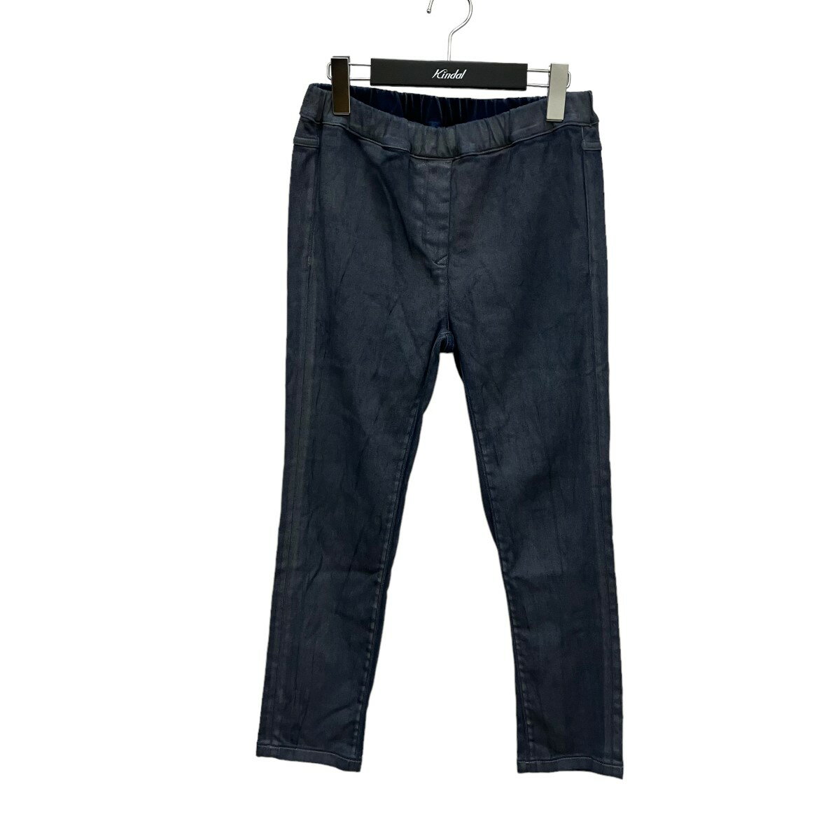 【中古】MM6 Maison Margiela ウレタン樹脂加工 イージーパンツ 32KA025430369 インディゴ サイズ:38 【311024】(マルタンマルジェラ)