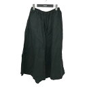 【中古】nest Robe リネンワイドパンツ 01164-1149-1 ブラック サイズ:表記なし 【311024】(ネストローブ)