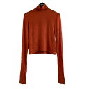 【中古】INSCRIRE23AW ハイネックニット I23AW-CUT66 オレンジ サイズ:F【価格見直し】(4)