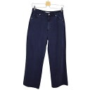【中古】ROLLA’S HEIDI HIGH RISE LOOSE STRAIGHT ワイドデニムパンツ ネイビー サイズ:27 【041124】(ローラス)
