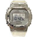 【中古】CASIOG SHOCK Skeleton Camouflage Series カモフラ柄 デジタルウォッチ GM 5600SCM シルバー×クリア【価格見直し】(2)