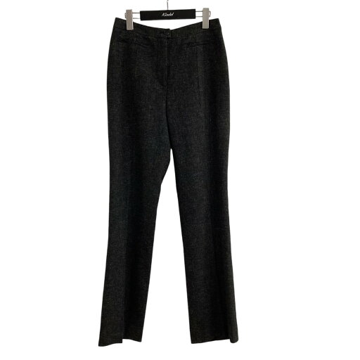 【中古】CHANELウールスラックス グレー サイズ:38 【中古】CHANELウールスラックス グレー サイズ:38