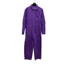 【中古】H BEAUTY&YOUTH COTTON DRILL ALL IN ONE つなぎ 1626-243-3914 パープル サイズ:36 【151124...