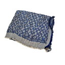 【中古】LOUIS VUITTONストール ブルー×ホワイト【価格見直し】