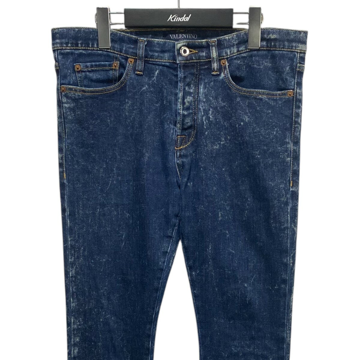 【中古】VALENTINOストレッチデニムパンツ インディゴ サイズ：31【価格見直し】