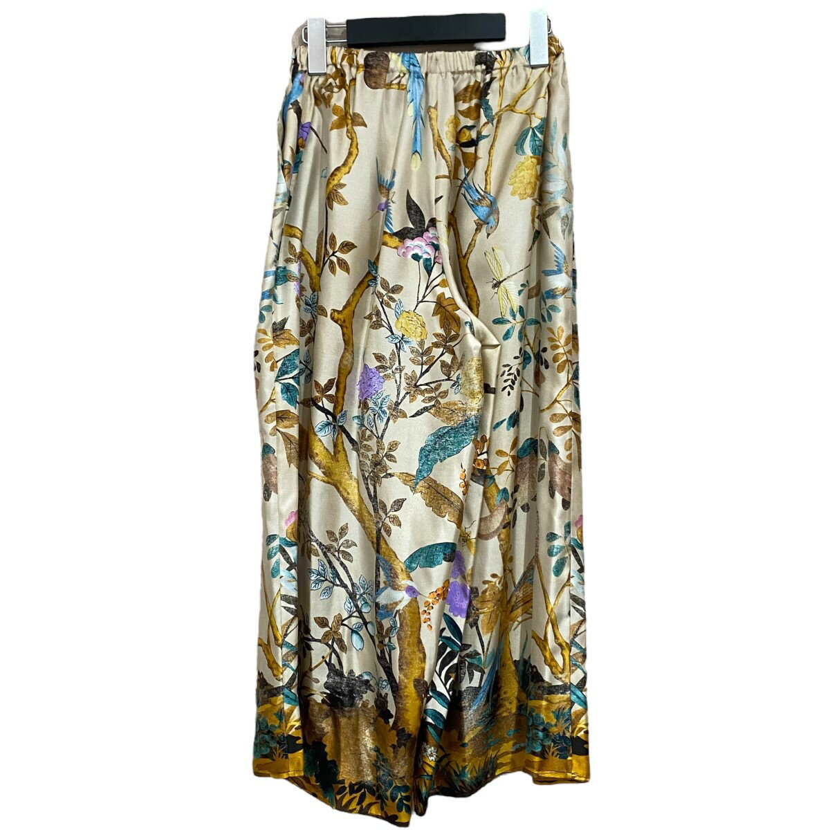 【中古】GUCCI総柄ワイドパンツ 744908 ベージュ サイズ：36【価格見直し】