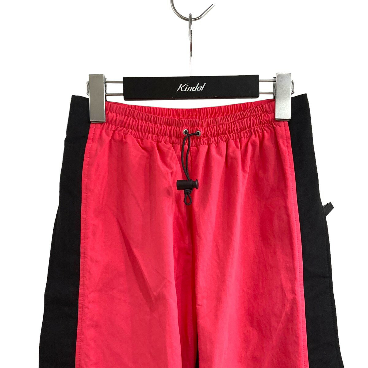 【中古】GUCCI×THE NORTH FACEナイロンパンツ 663742 ZLF8Z レッド×ブラック サイズ：XS【価格見直し】