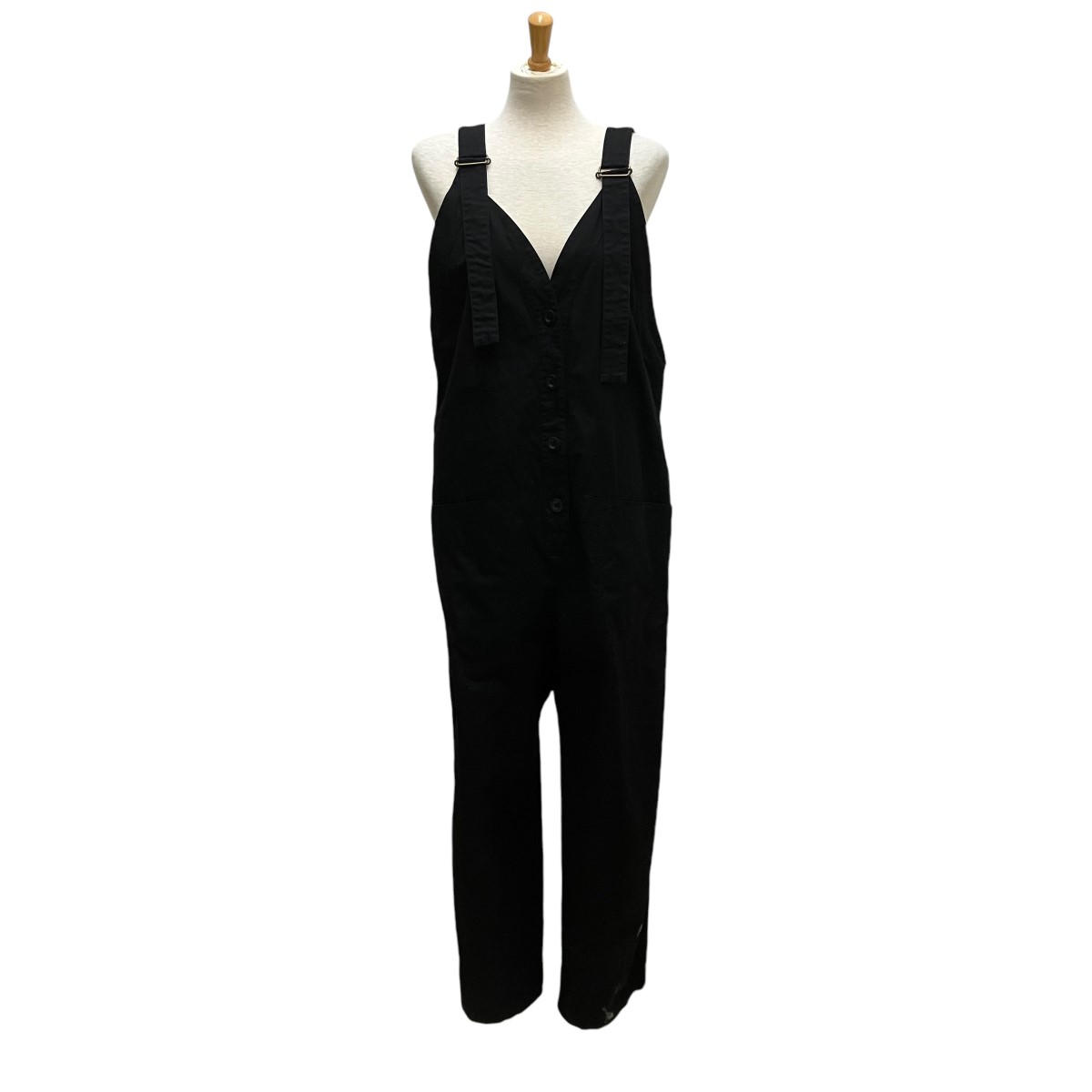 【中古】6(ROKU) BEAUTY&YOUTHCOTTON DYE ALL IN ONE オールインワン 8626-299-0403 ブラック サイズ:36【価格見直し】