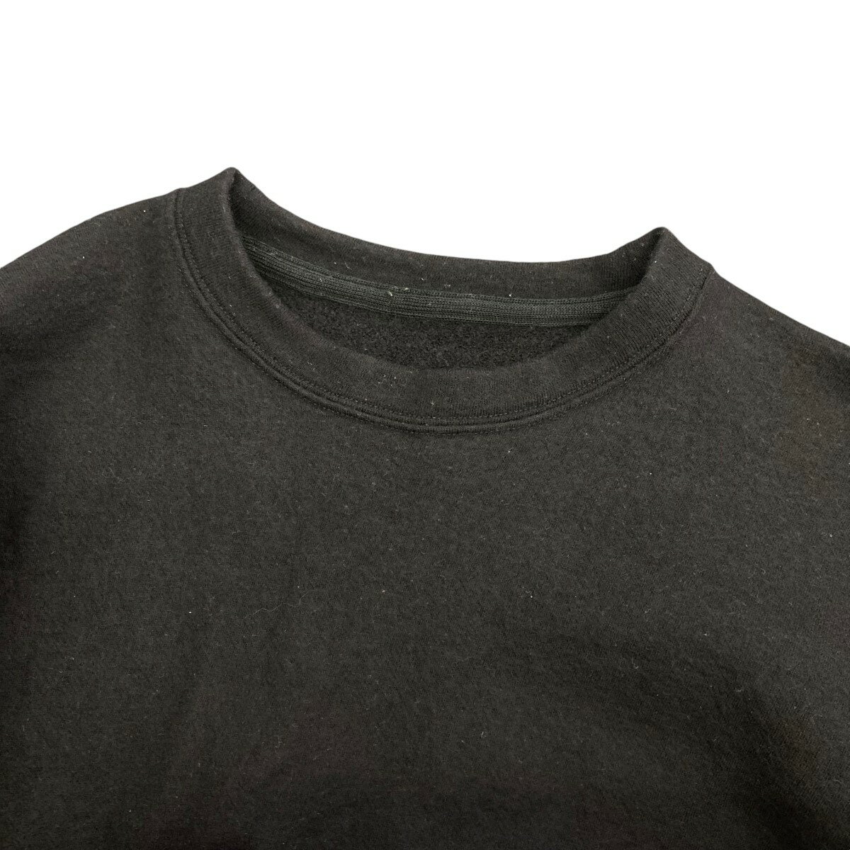 【中古】MITTAN24AW スーパー120’sウール裏毛トレーナー T-15 ブラック サイズ：3【価格見直し】