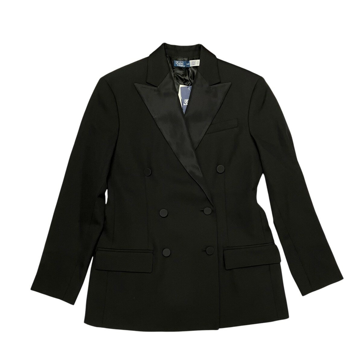 【中古】POLO RALPH LAURENダブルジャケット WMPOOTWN5V20221 ブラック サイズ:2【価格見直し】