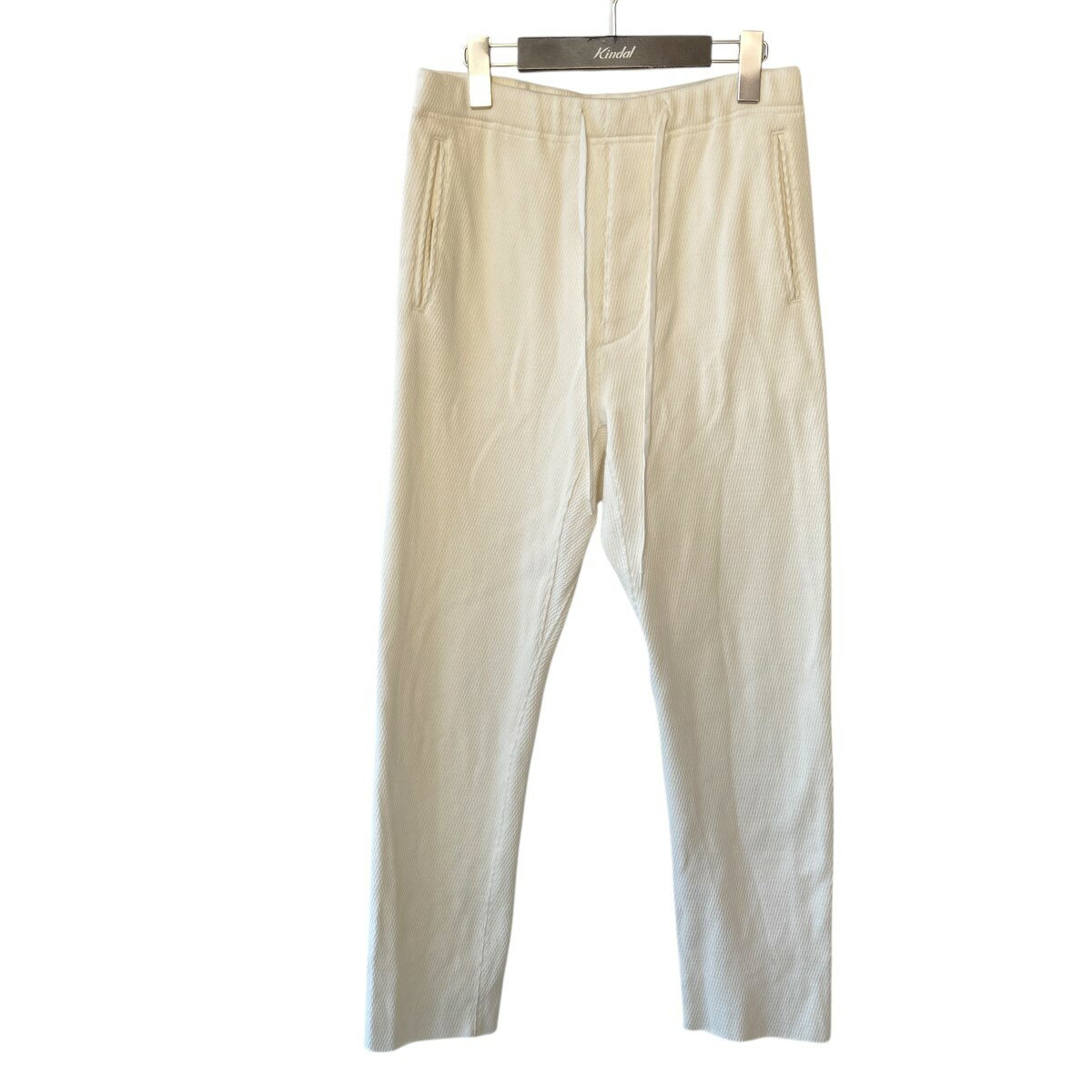 【中古】MASUイージーパンツ MFSS-PT0821 アイボリー サイズ:46【価格見直し】