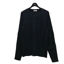 【中古】THE ROWTOMAS TOP コットンVネックニット 495 Y506 ネイビー サイズ:S【価格見直し】