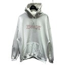 【中古】ENNOY Electric Logo Hoodie プルオーバーパーカー ホワイト サイズ:XL 【011224】(エンノイ)