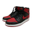 【中古】NIKE Air Jordan 1 Retro High OG Bred 2013 ハイカットスニーカー 555088-023 レッド×ブラック サイズ:28cm 【041224】(ナイキ)(4)