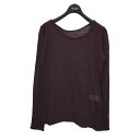 【中古】yohji yamamoto+Noirニット ND-T09-151 パープル サイズ:2【価格見直し】