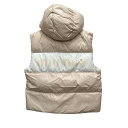 【中古】MIU MIUフーデッドロゴダウンベスト ML722 ピンク サイズ:36【価格見直し】