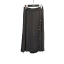 【中古】DOUBLE STANDARD CLOTHING21AW ニットフレアパンツ 0306-131-213 グレー サイズ:36【価格見直し】
