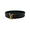 【中古】LOUIS VUITTON ベルト・LV アイコニック 30MM リバーシブルベルト ブラック 【061224】(ルイヴィトン)
