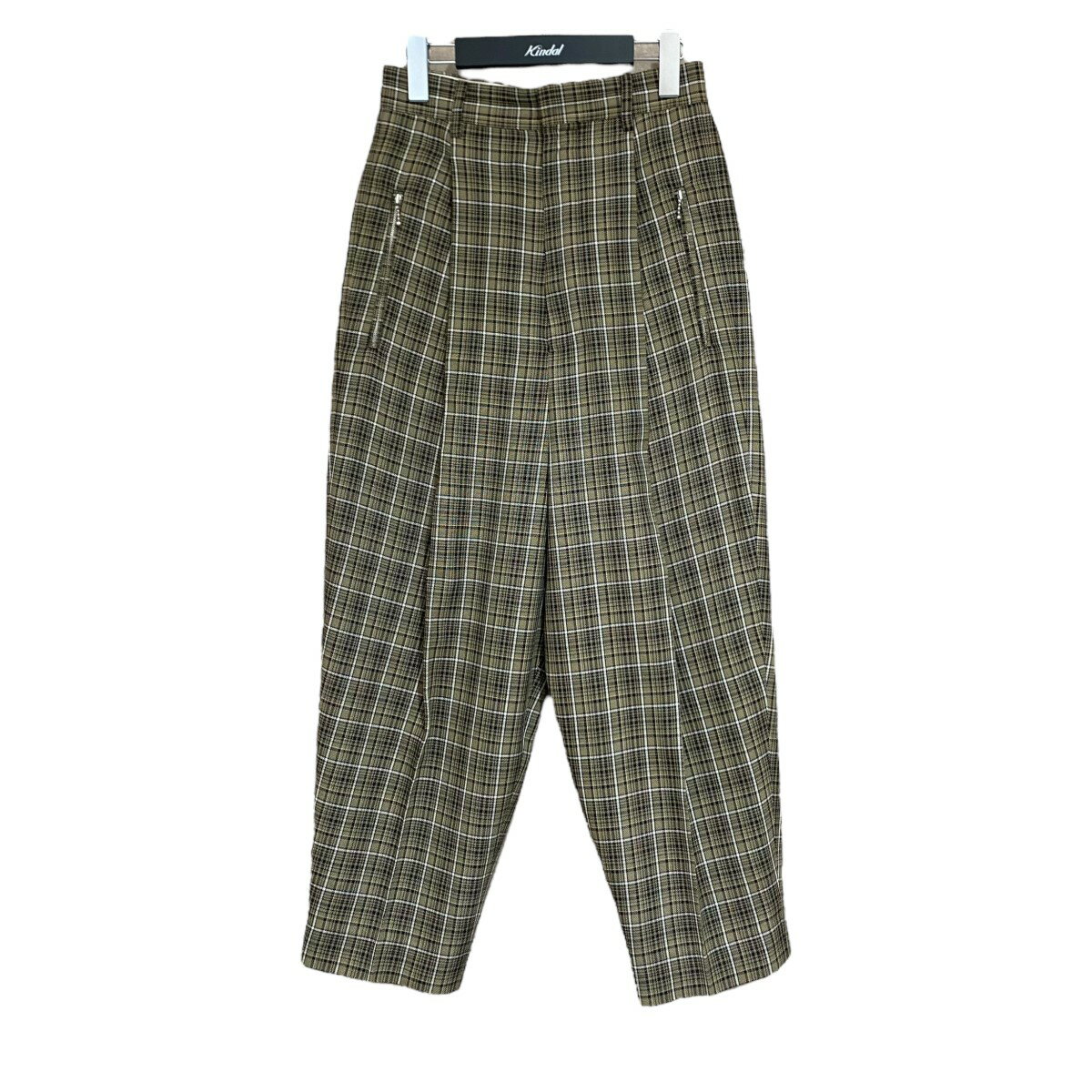 【中古】beautiful people viscose tweed tapered long pants 1145105005 ブラウン サイズ:34 【051224】(ビューティフルピープル)