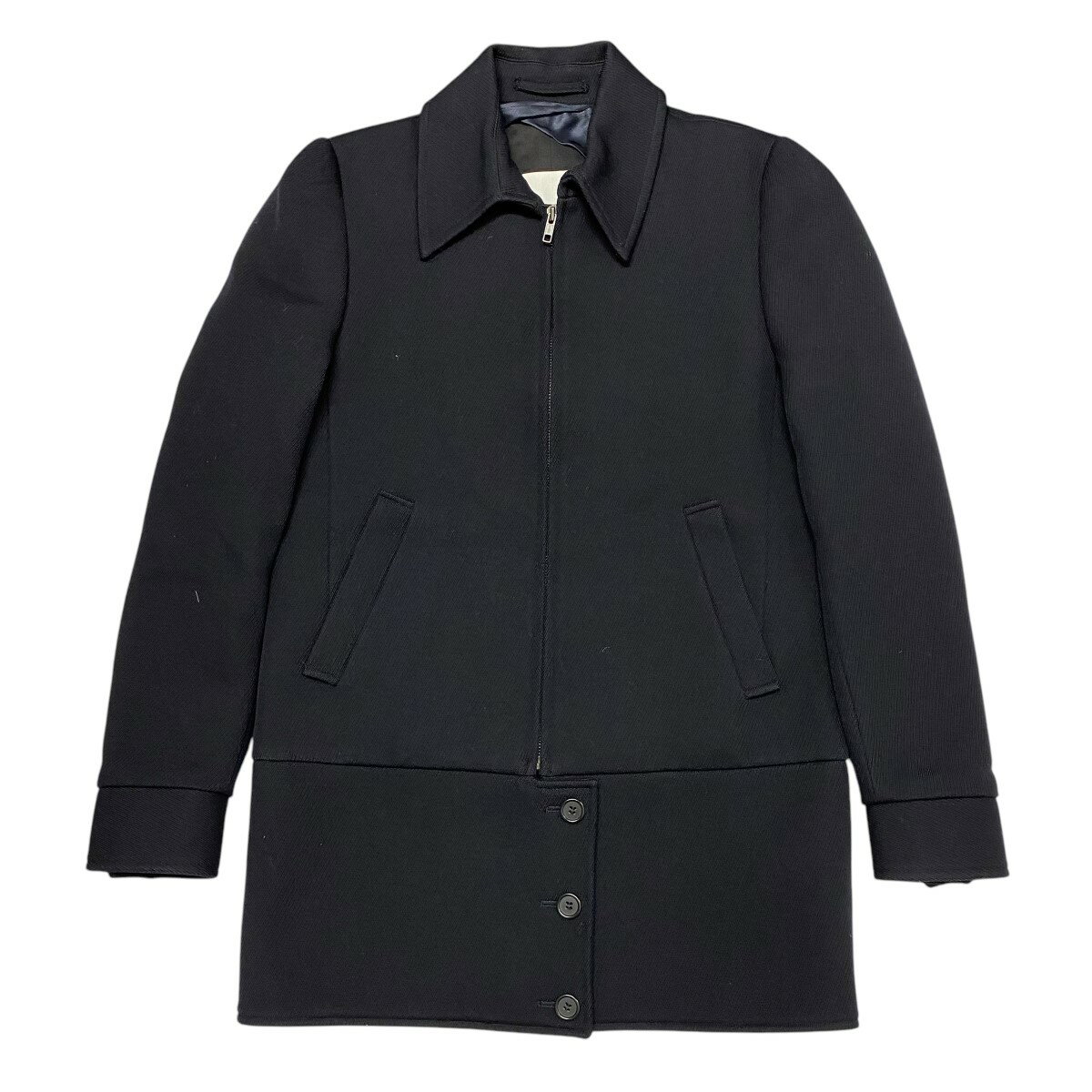 【中古】Maison Margiela02AW コート 31 K061 ネイビー サイズ:38【価格見直し】
