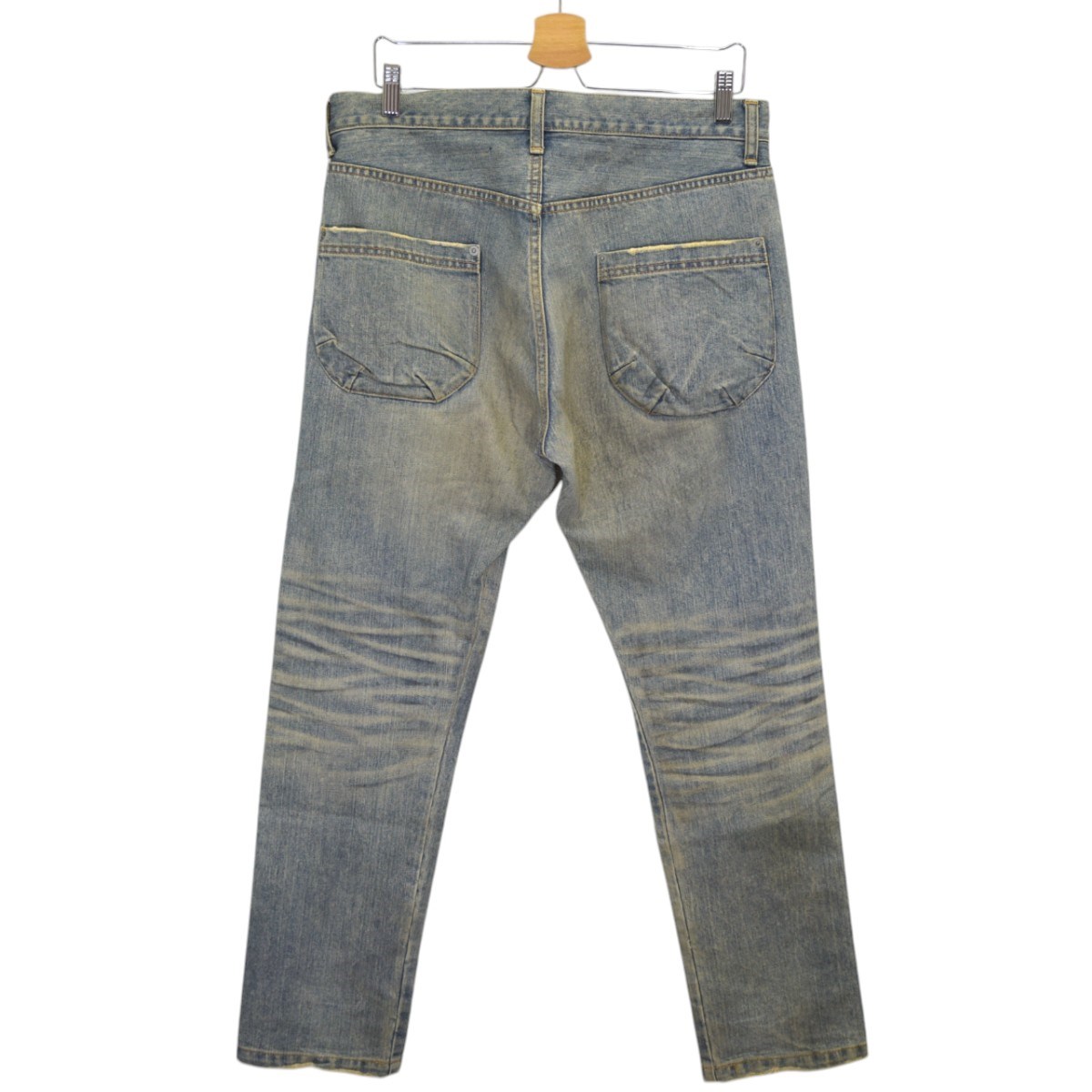 【中古】rehacer　ズタッズデニムパンツ インディゴ サイズ：XL 【091224】（レアセル）