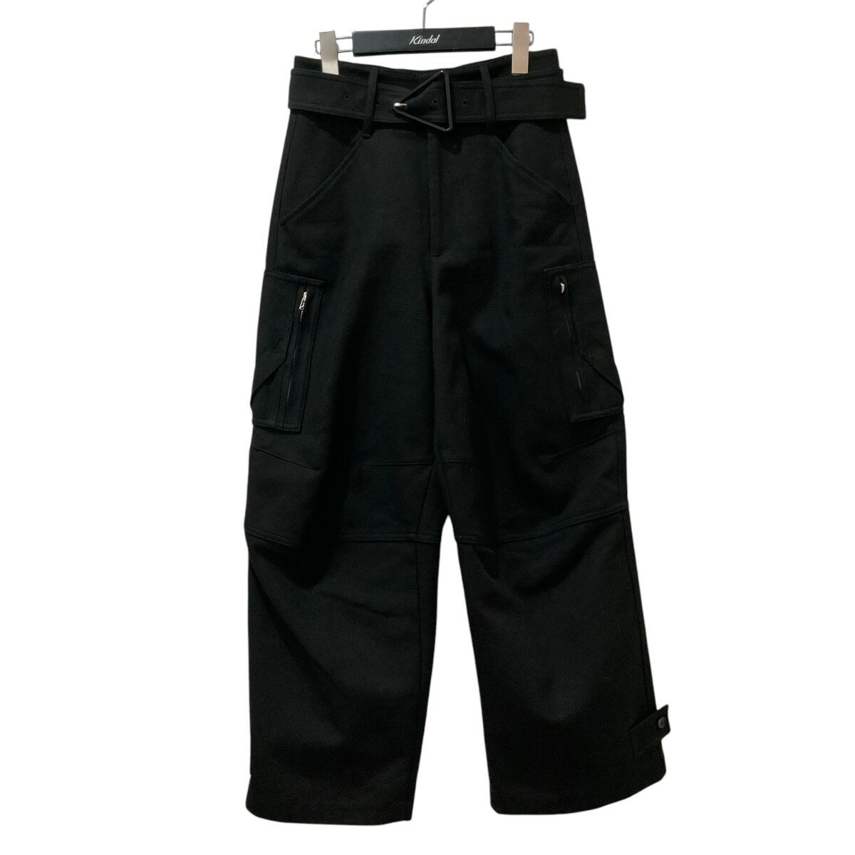 【中古】BOTTEGA VENETA ベルテッドカーゴパンツ 653043 ブラック サイズ:34 【121224】(ボッテガヴェネタ)