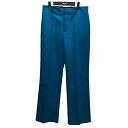 【中古】BALENCIAGAWide Leg Trousers ワイドレッグトラウザー ブルー サイズ:36【価格見直し】