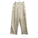 【中古】TODAYFULストレートパンツ 12220712 アイボリー サイズ:36【価格見直し】