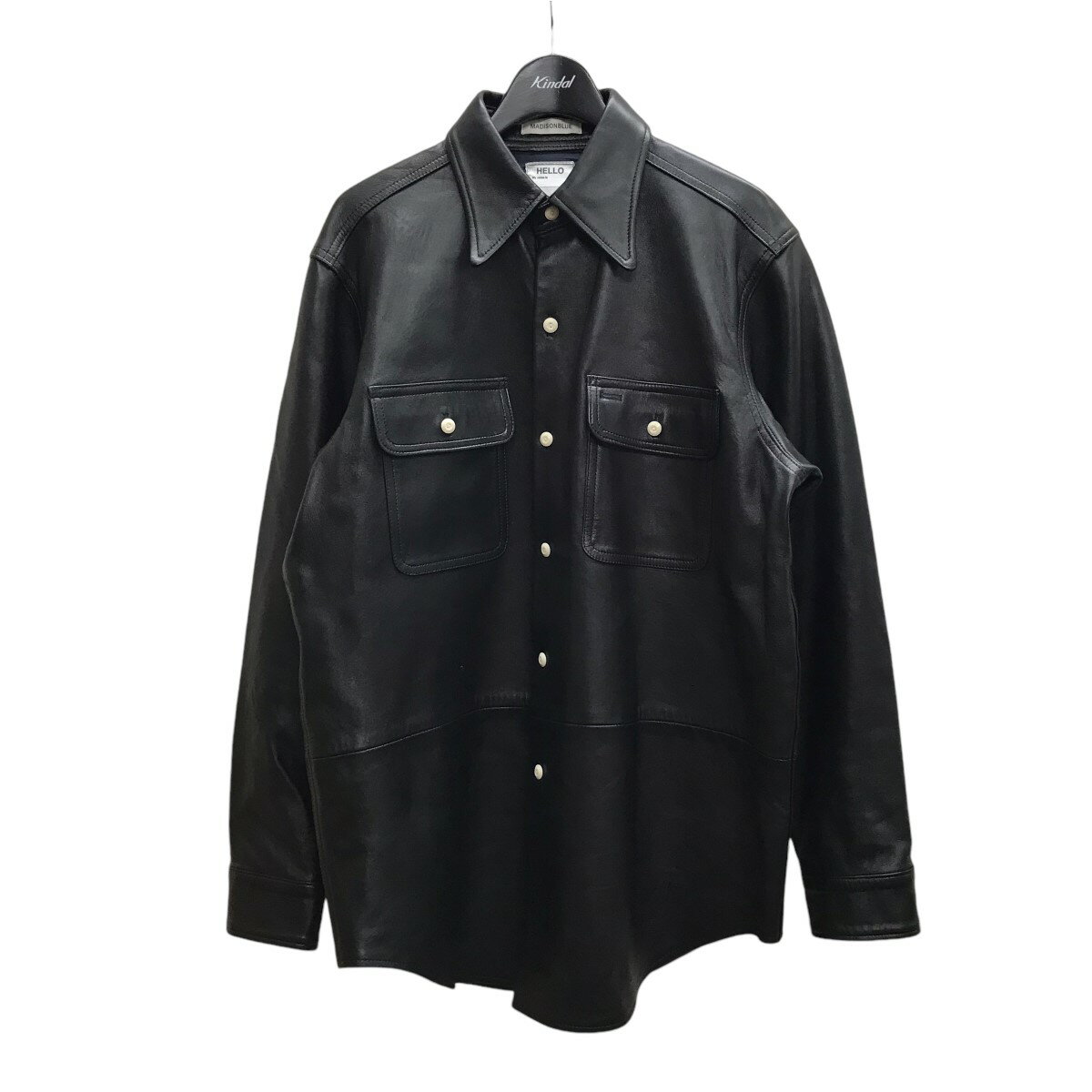 【中古】MADISON BLUE　HAMPTON SH LEATHER レザーシャツ MB184-5020 ブラック サイズ：01 S 【171224】（マディソンブルー）のサムネイル