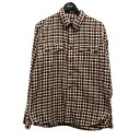 【中古】Patagonia Cotton L S Check Shirt チェックシャツ 53856 ブラウン×ブラック サイズ:M 【261224】(パタゴニ...