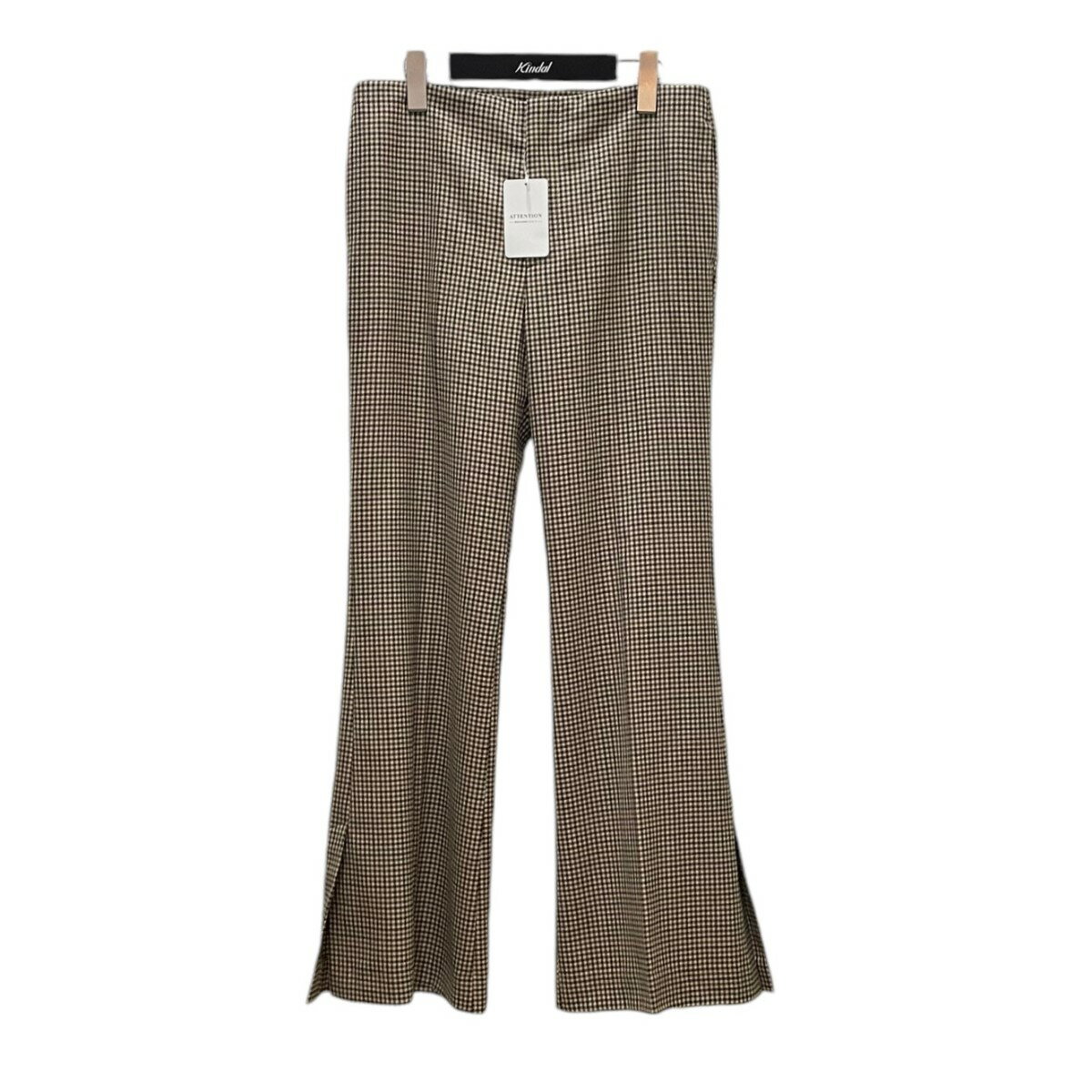 【中古】Lisiere MOON Flare Pants ムーンフレアパンツ ベージュ サイズ:38 【251224】(リジエール)