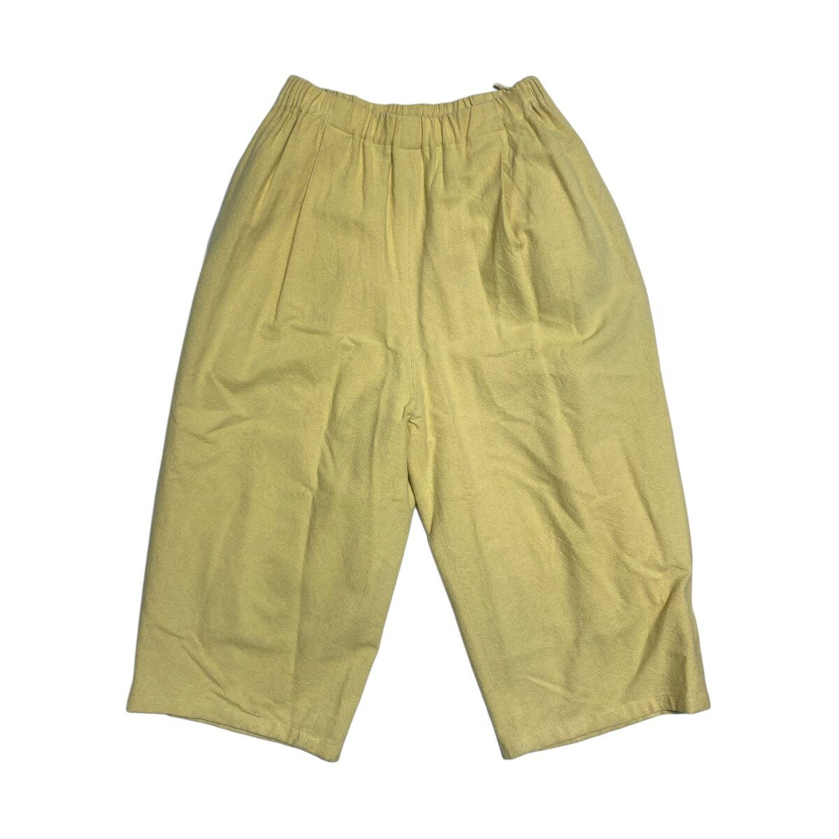 【中古】mina perhonenslow tempo イージーパンツ ya4488 イエロー サイズ:36【価格見直し】