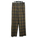 【中古】VERMEIL par iena ウールチェックパンツ 19-030-938-1030-3-0 ブラウン サイズ:40 【271224】(ヴェルメイユパ...