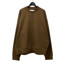 【中古】JIL SANDER+クルーネックスウェット JPUS707530MS24860811 ブラウン サイズ:S【価格見直し】