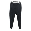 【中古】BALLSEY ハイカウントダブルクロス テーパードパンツ スラックス ネイビー サイズ:36 【281224】(ボールジー)