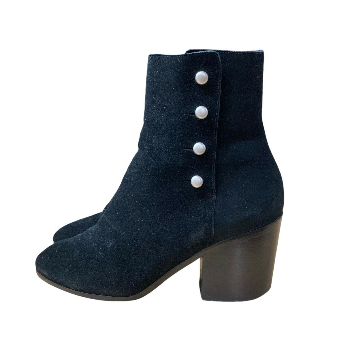【中古】Maison Margiela22　スウェードブーツ ブラック サイズ：37 【281224】（メゾンマルジェラ22）